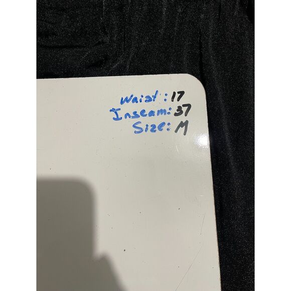 Kathia Lea slinky maxi skirt VTG pull on non runcke traveler black comfy women M - Picture 5 of 5